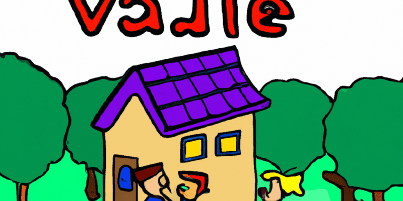 An image prompt for this story could be a village with colorful houses and unique nameplates on each door, with Max playing with Sparky, Lily tending to her garden, Jackson playing the guitar, and Sophia reading a book in the background. In the distance, a dark castle with a witch's silhouette can be seen, hinting at the upcoming conflict.